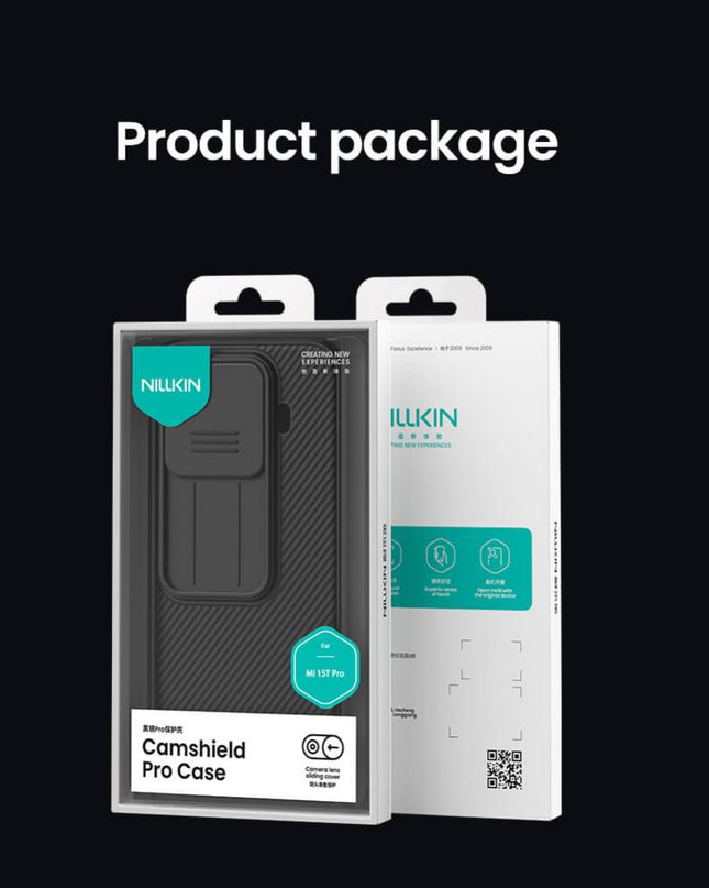 Maska za Xiaomi 15T Pro crna Nillkin CamShield Pro