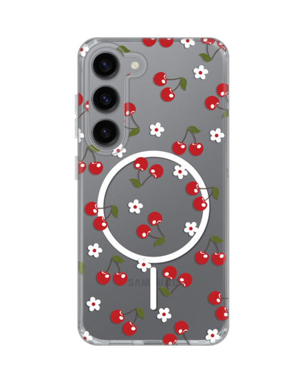 Maska za Samsung S911B Galaxy S23 Cute Cherries Print Magsafe