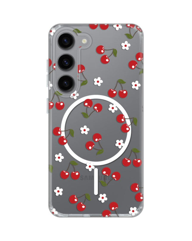 Maska za Samsung S911B Galaxy S23 Cute Cherries Print Magsafe