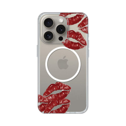 Maska za iPhone 15 Pro 6.1 Kisses Print Magsafe