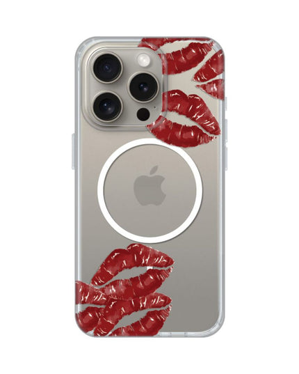 Maska za iPhone 15 Pro 6.1 Kisses Print Magsafe