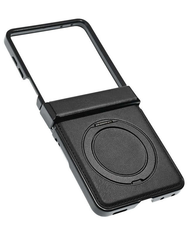 Maska za Samsung F776B Galaxy Z Flip 8 crna Hanman Magsafe Stand ORG