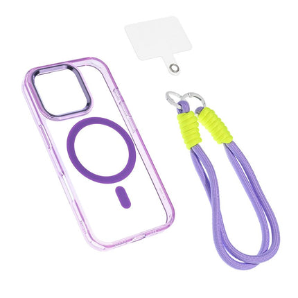 Maska za iPhone 16 Pro 6.3 ljubicasta Magsafe Loop