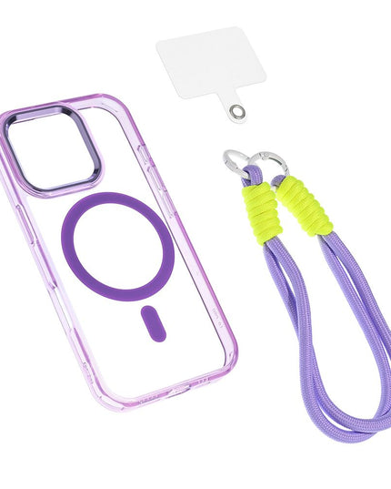 Maska za iPhone 16 Pro 6.3 ljubicasta Magsafe Loop