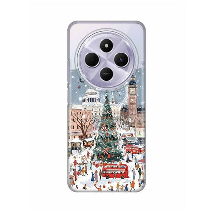 Maska za Xiaomi Redmi 14C/Redmi A4 Christmas Town Silikonska Print Skin