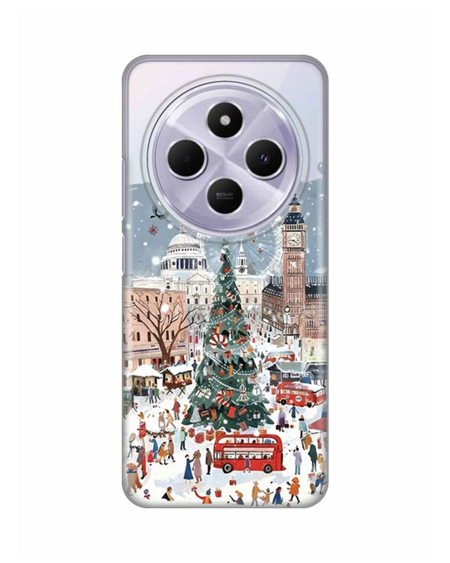 Maska za Xiaomi Redmi 14C/Redmi A4 Christmas Town Silikonska Print Skin