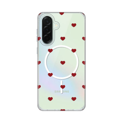Maska za Samsung A366B Galaxy A36 Red Hearts Print Magsafe