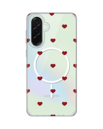 Maska za Samsung A366B Galaxy A36 Red Hearts Print Magsafe