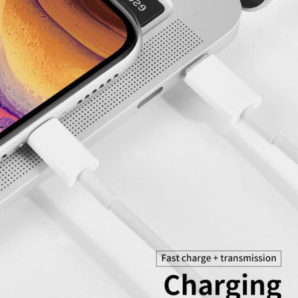 Data kabl Coteci CS2165 3A PD na iPhone lightning beli 1m