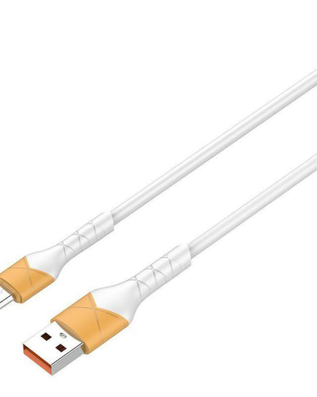 Data kabl Ldnio LS801 30W Fast micro USB beli 1m
