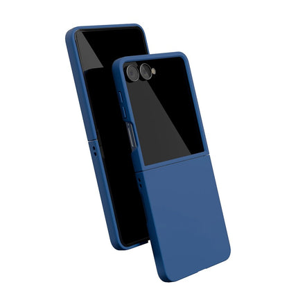 Maska za Samsung F761B Galaxy Z Flip 8 plava Elegant Fold