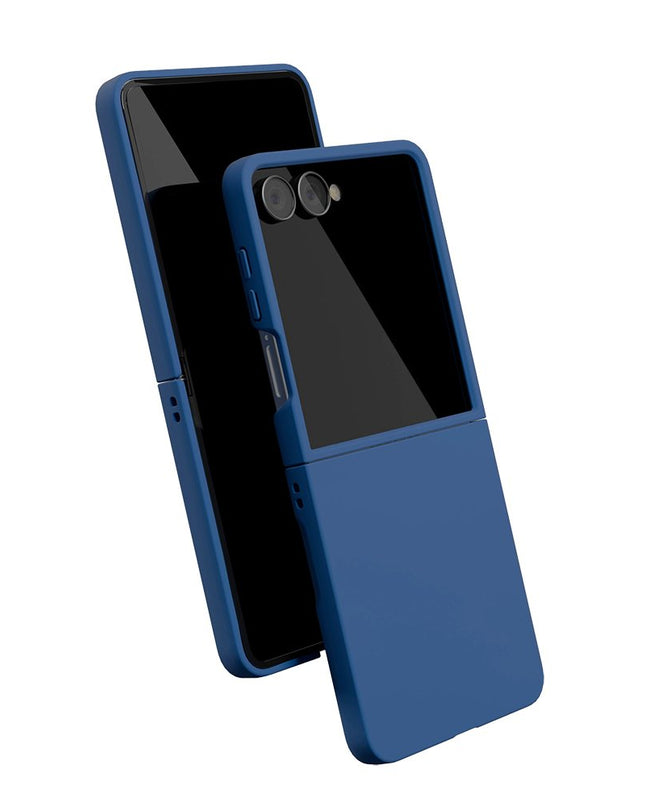 Maska za Samsung F761B Galaxy Z Flip 8 plava Elegant Fold