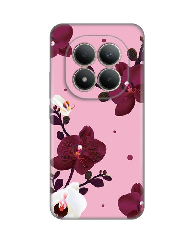 Maska za Xiaomi Redmi Note 15 Pro Plus 5G Pink Orchid Silikonska Print Skin