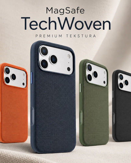 Maska za iPhone 17 Pro Max 6.9 crna Magsafe TechWoven