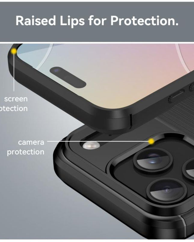 Maska za iPhone 17 Pro 6.3 crna Defender Safeguard
