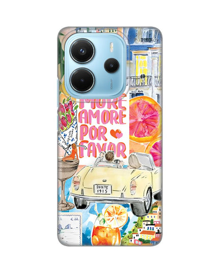 Maska za Xiaomi Redmi Note 14 4G (SRB) More Amore Silikonska Print