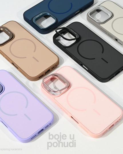 Maska za iPhone 17 Air 6.6 plava Magsafe Matte Shield