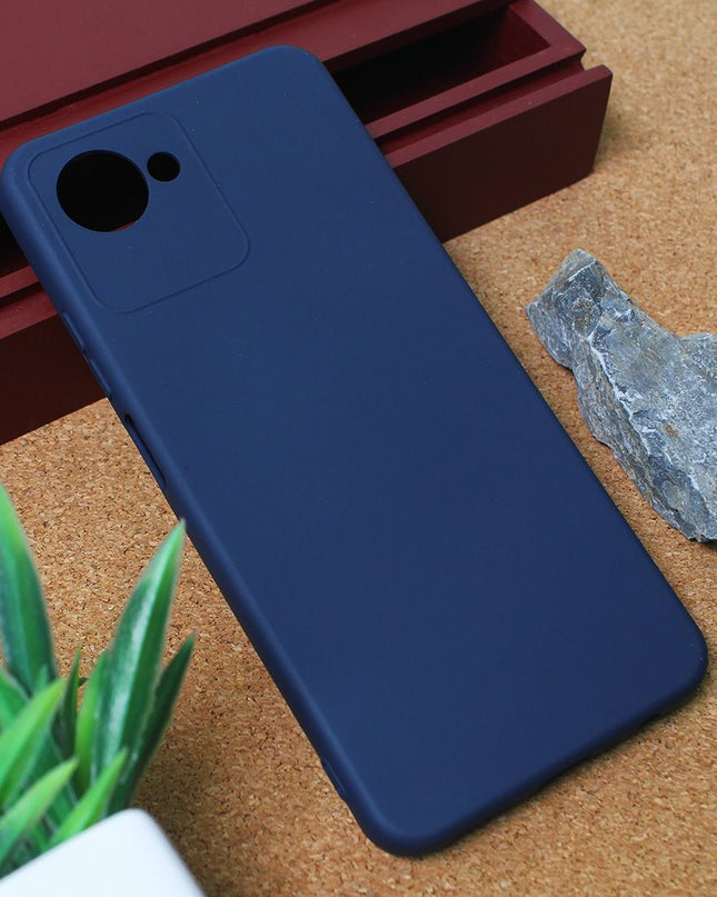 Maska za Realme C30 mat tamno plava Teracell Giulietta