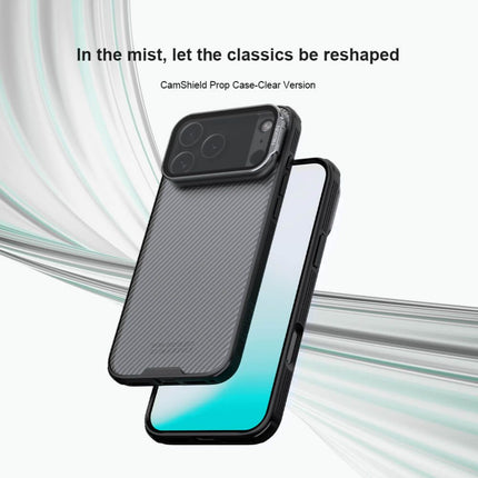 Maska za iPhone 17 Pro Max 6.9 crna (transparent kamera) Nillkin CamShield Prop