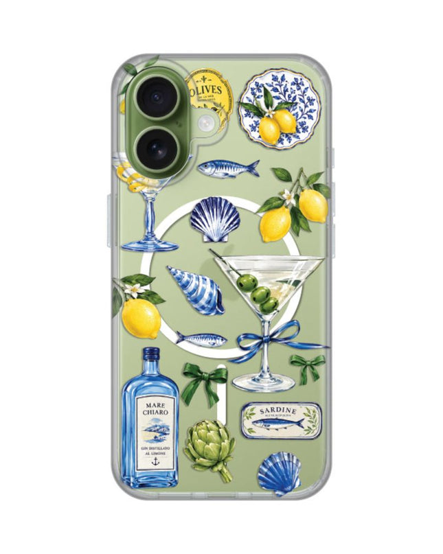 Maska za iPhone 17 6.3 Mediterranean Martini Print Magsafe