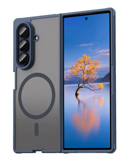 Maska za Samsung F966B Galaxy Z Fold 7 tamno plava Magsafe Fold