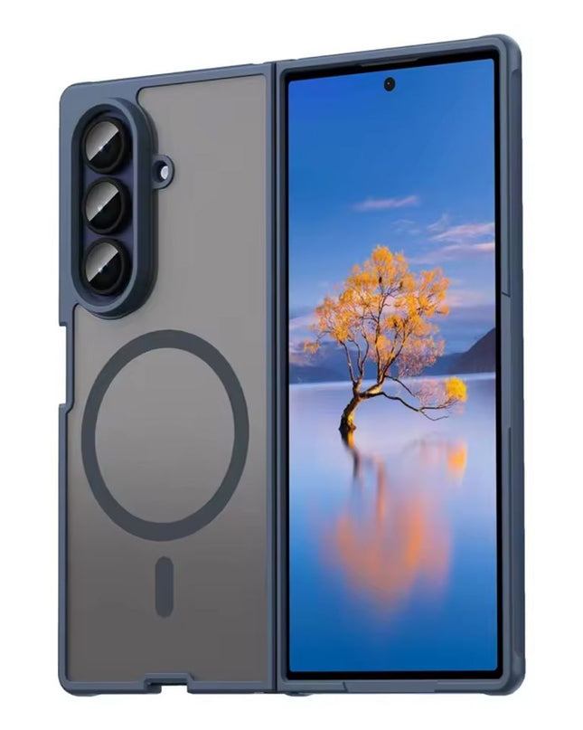 Maska za Samsung F966B Galaxy Z Fold 7 tamno plava Magsafe Fold