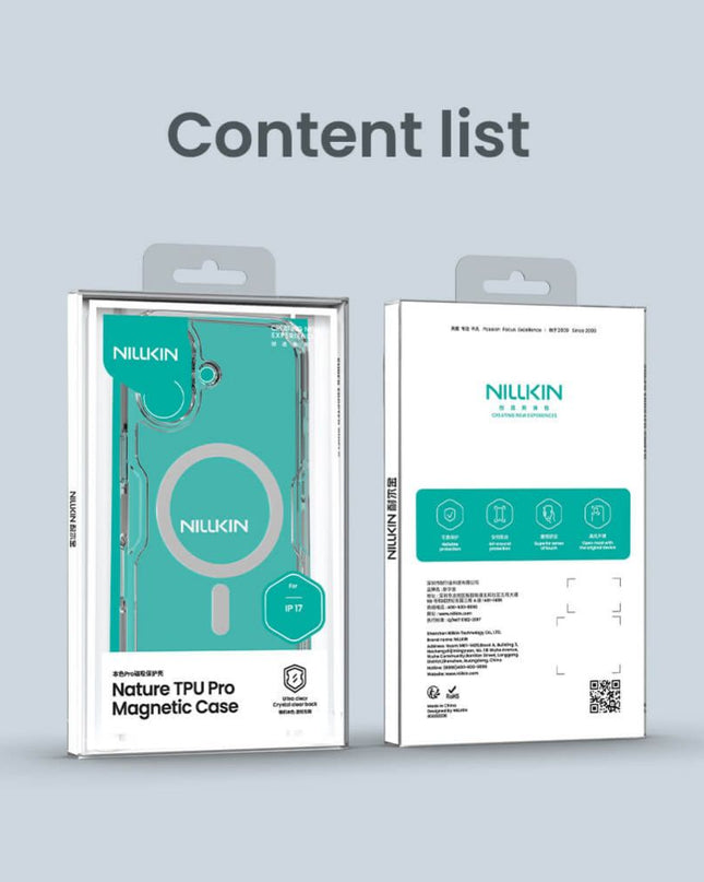 Maska za iPhone 17 6.3 transparent Nillkin Nature Pro Magnetic