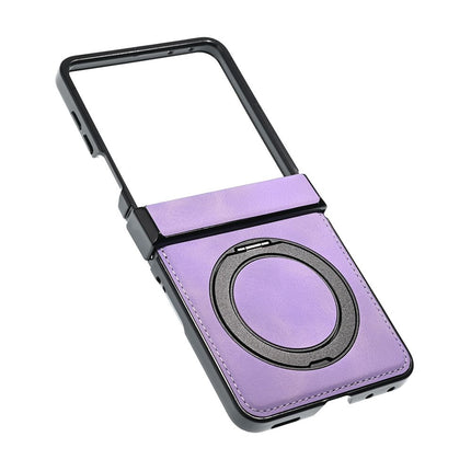 Maska za Samsung F776B Galaxy Z Flip 8 ljubicasta Hanman Magsafe Stand ORG