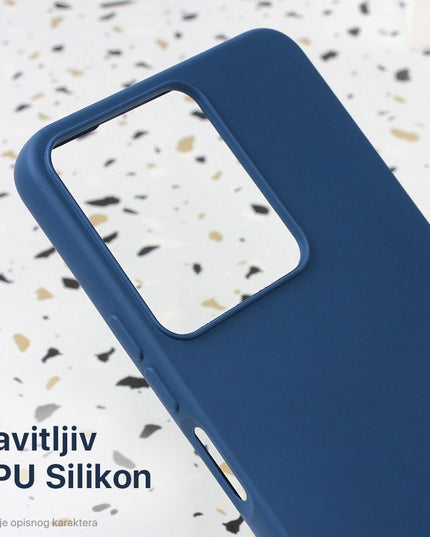 Maska za Xiaomi Redmi A3 plava Shell Velvet
