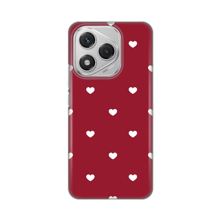 Maska za Honor 400 Lite Burgundy Hearts Silikonska Print Skin