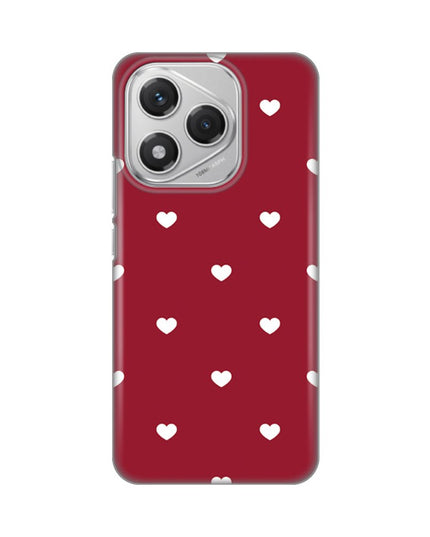 Maska za Honor 400 Lite Burgundy Hearts Silikonska Print Skin