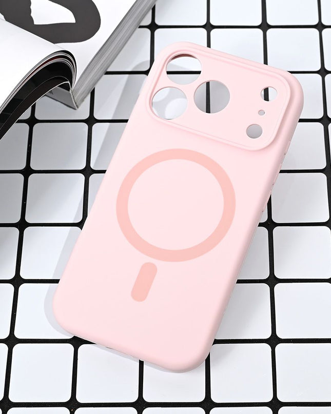 Maska za iPhone 17 Pro 6.3 roze Magsafe Pure color