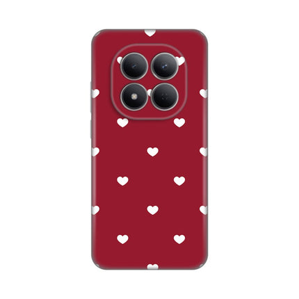 Maska za Xiaomi Redmi Note 15 Pro 5G Burgundy Hearts Silikonska Print Skin
