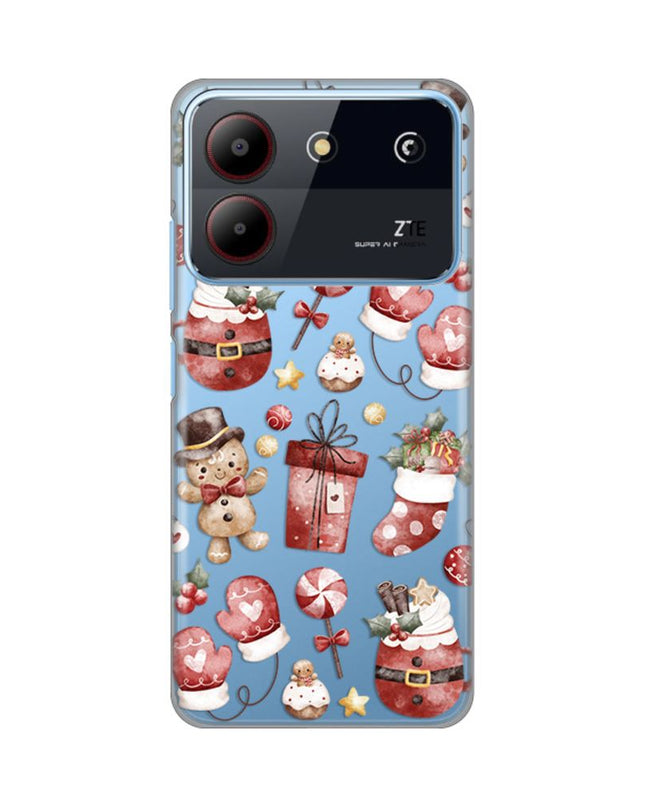Maska za ZTE Blade A54 Cozy Christmas Silikonska Print Skin