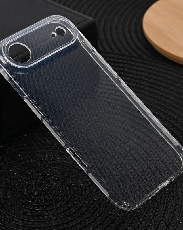Maska za iPhone 17 6.3 transparent silikonska Ultra Thin with pluggy