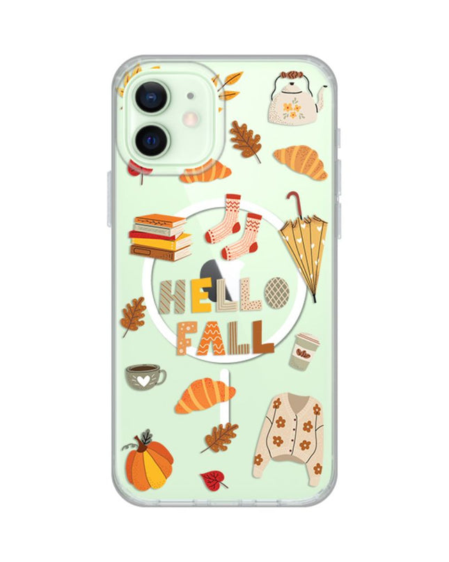 Maska za iPhone 12/12 Pro 6.1 Hello Fall Print Magsafe