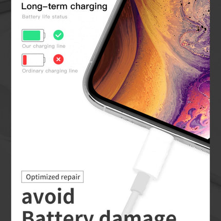 Data kabl Coteci CS2165 3A PD na iPhone lightning beli 1m