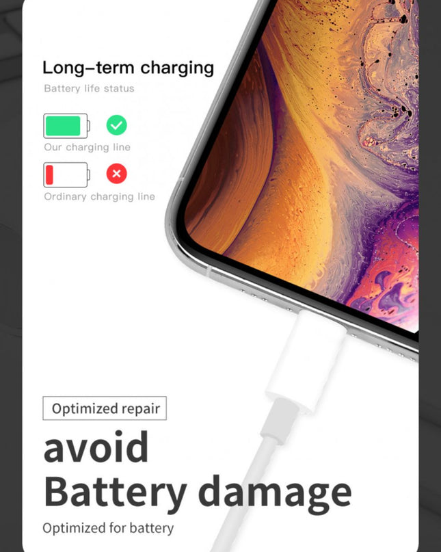 Data kabl Coteci CS2165 3A PD na iPhone lightning beli 1m