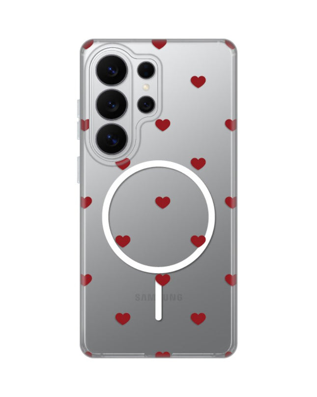 Maska za Samsung S948B Galaxy S26 Ultra Red Hearts Print Magsafe