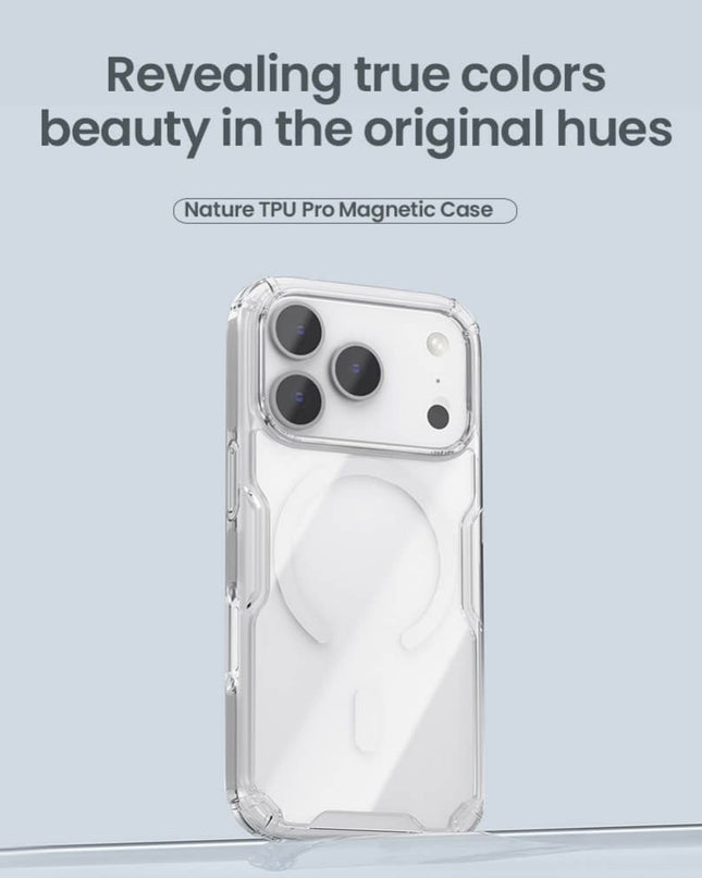 Maska za iPhone 17 Pro 6.3 transparent Nillkin Nature Pro Magnetic