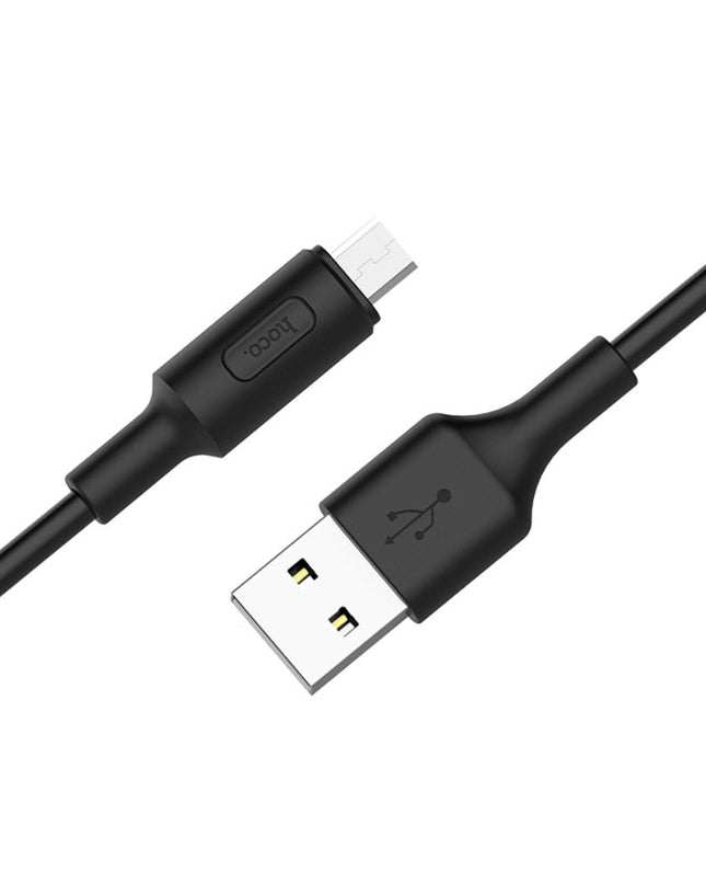 Data kabl HOCO X25 Soarer micro USB 1m crni