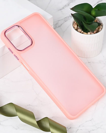 Maska Shining Camera za Samsung A075F Galaxy A07 4G roze