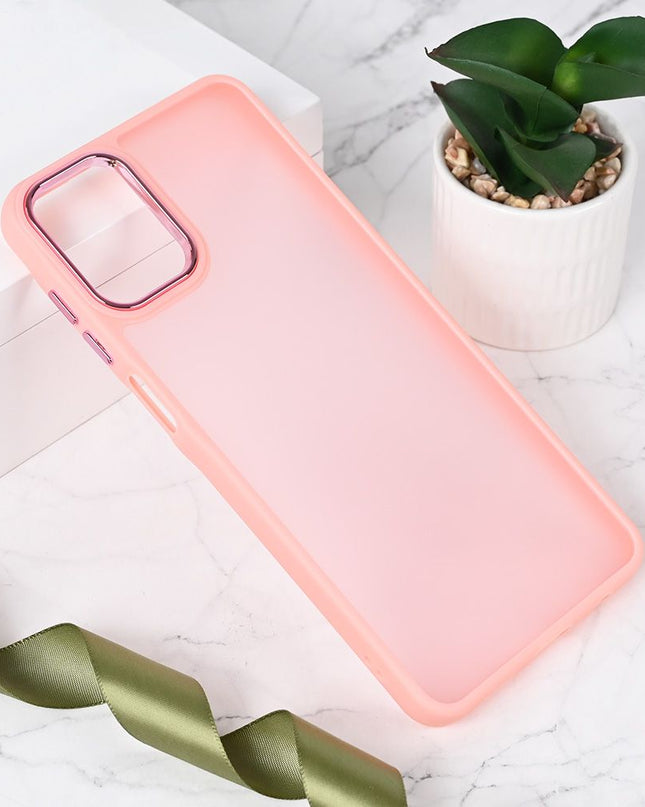 Maska Shining Camera za Samsung A075F Galaxy A07 4G roze