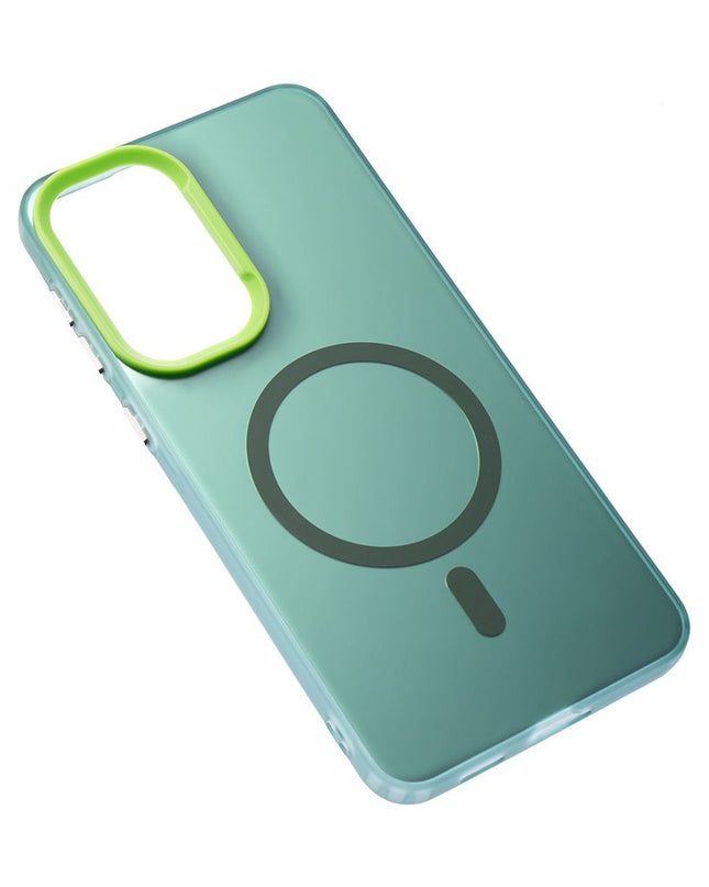 Maska za Samsung A576B Galaxy A57 5G zelena Magsafe Clear