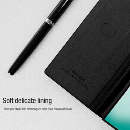 Maska za Samsung F966B Galaxy Z Fold 7 crna (with pen) Nillkin Qin Pro Leather