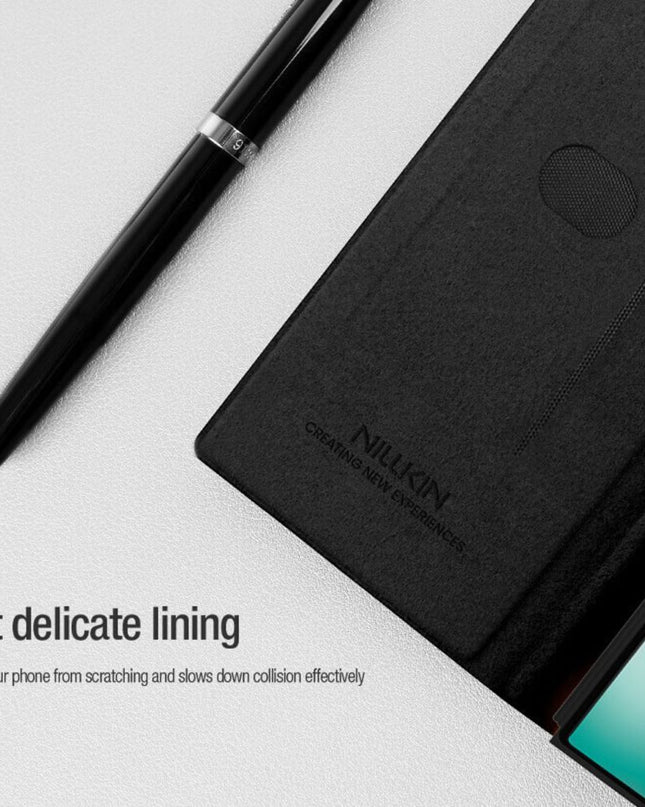 Maska za Samsung F966B Galaxy Z Fold 7 crna (with pen) Nillkin Qin Pro Leather