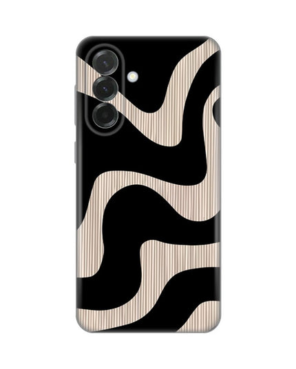 Maska za Samsung A376B Galaxy A37 5G Black Flow Silikonska Print Skin