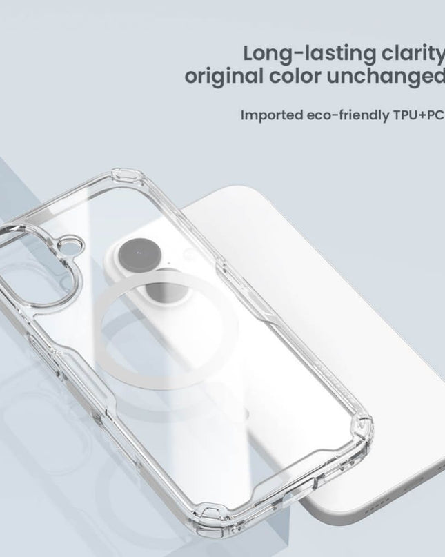 Maska za iPhone 17 6.3 transparent Nillkin Nature Pro Magnetic