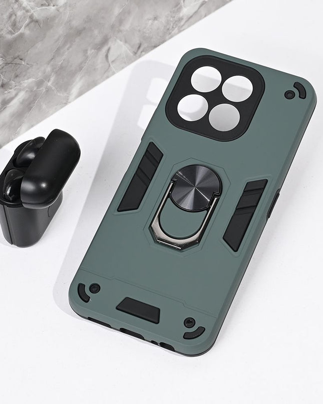 Maska za Honor X6c tamno siva Hard Ring