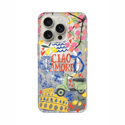 Maska za iPhone 16 Pro 6.3 Ciao Amore Print Magsafe